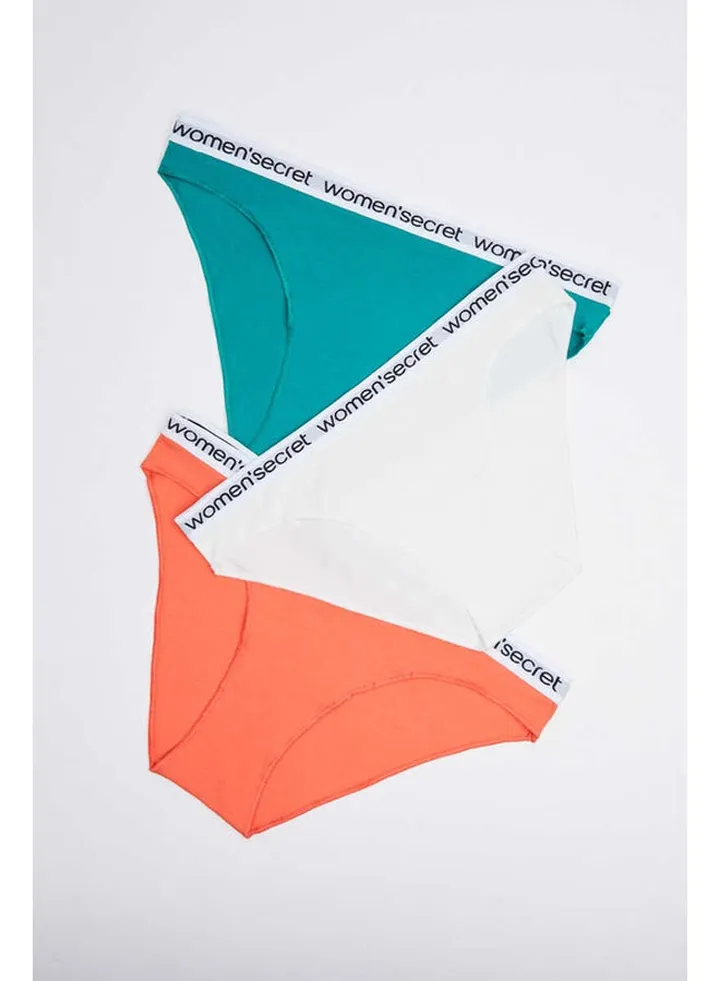 3-pack cotton logo briefs