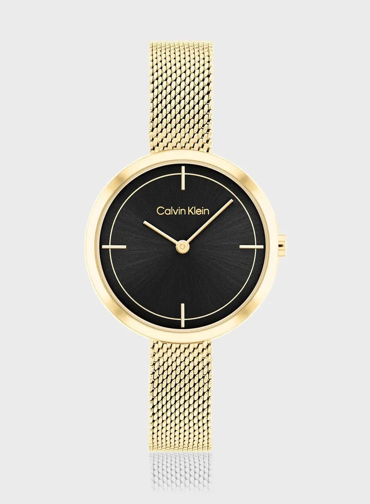 Beam Mesh Strap Analog Watch