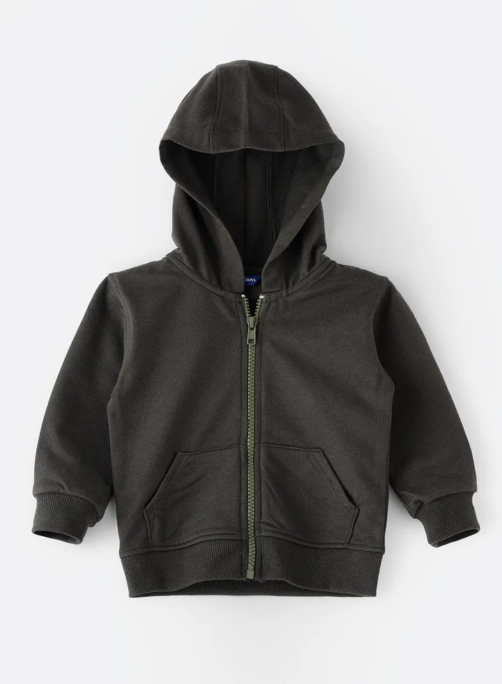 Boys long sleeve jacket with hood