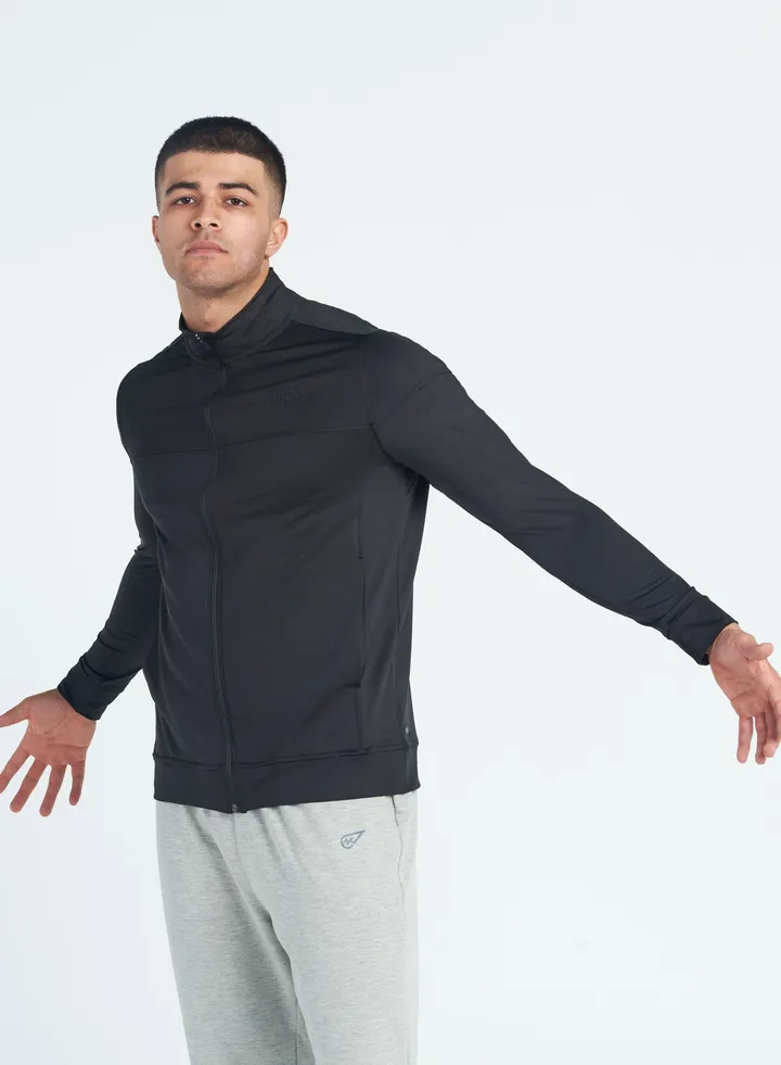 Black Vapour Track Top