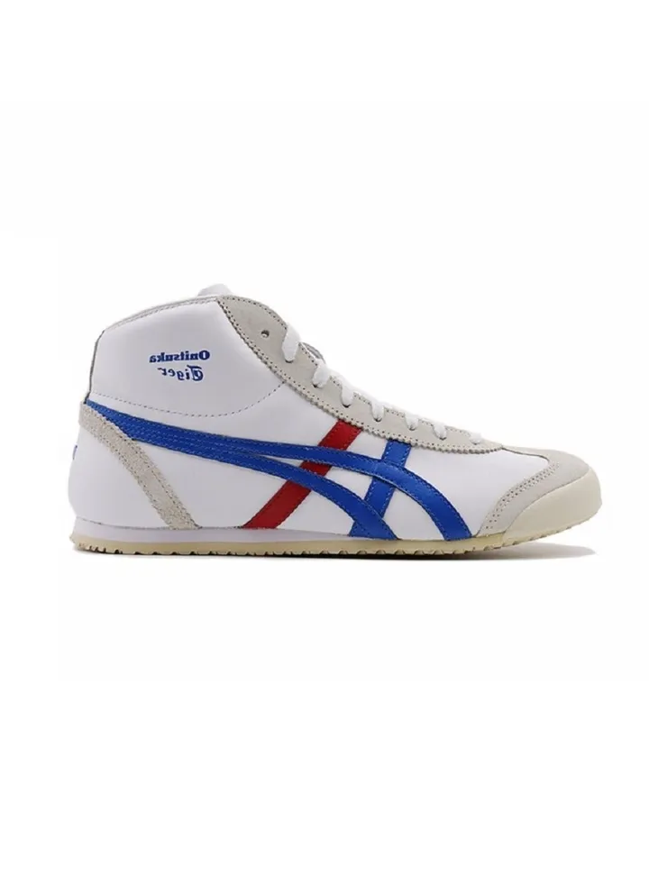 Mexico Mid Runner High Top Sneakers Classic White/Blue/Red