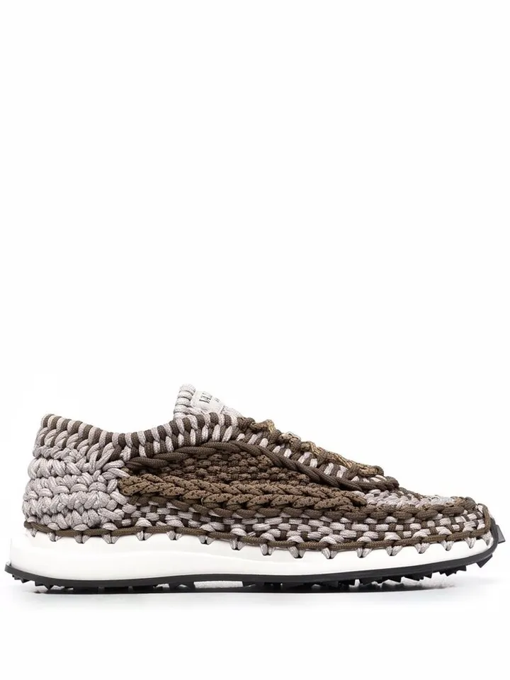 Crochet Low-Top Sneakers