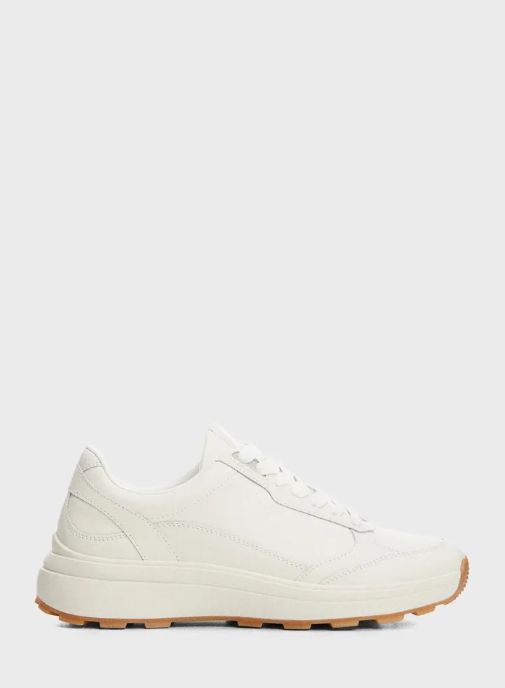 Lace Up Low Top Sneakers