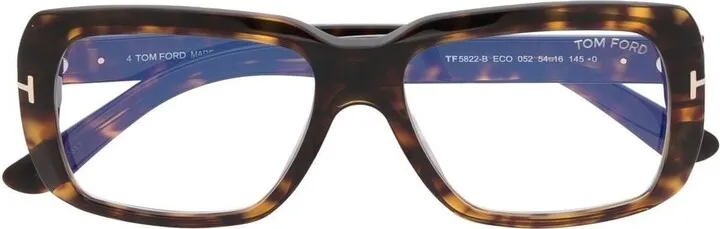 Square-Frame Optical Glasses