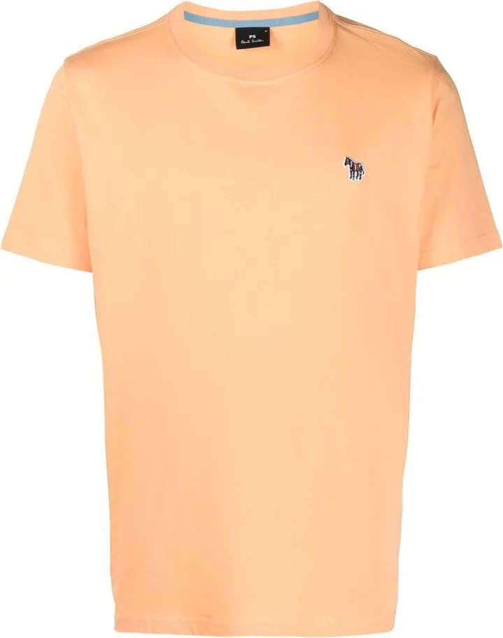 zebra-patch detail T-shirt