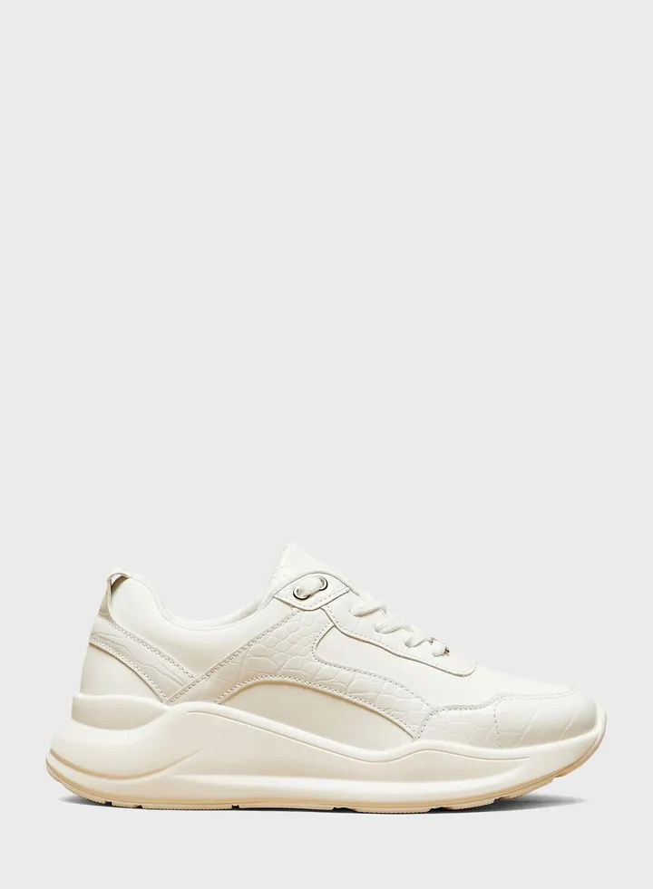 Lace Up Low Top Sneakers