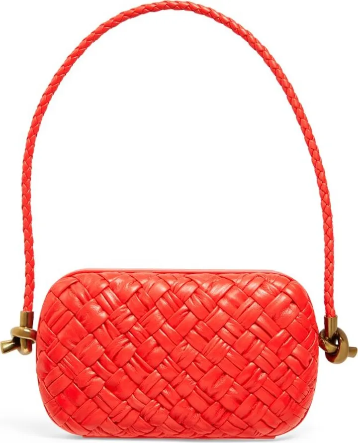 Bottega Veneta Leather Knot Minaudiere Mini Bag