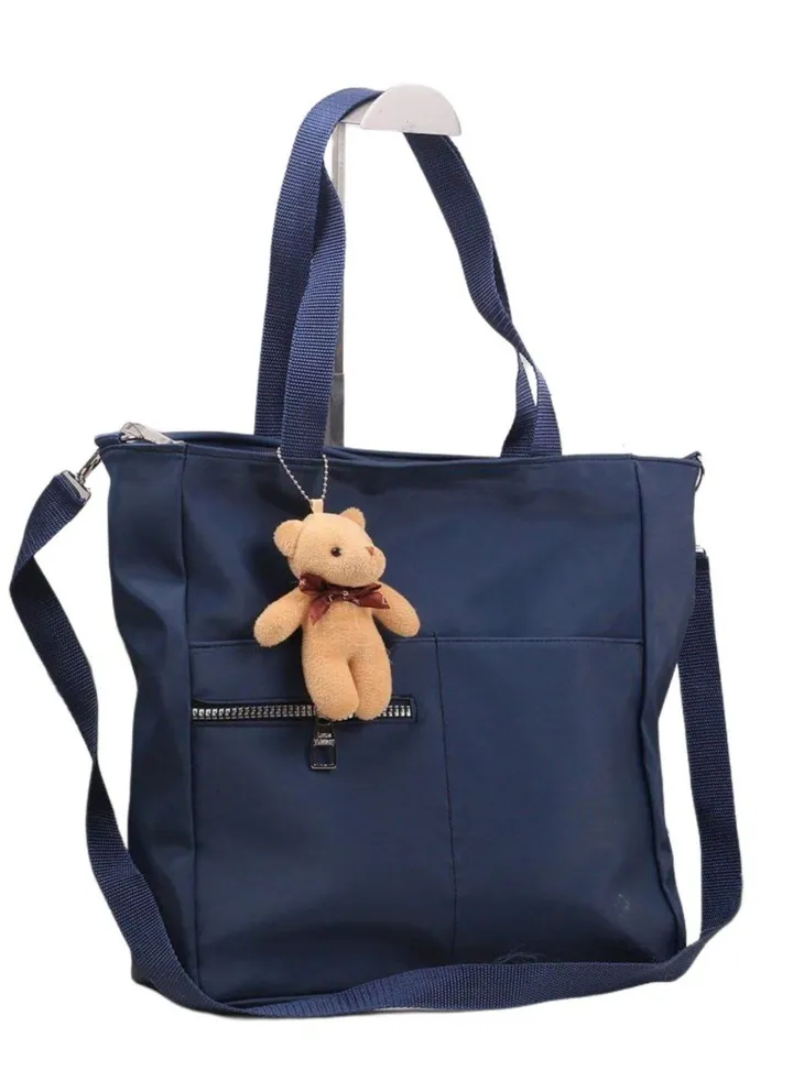 Women's handbag for travel and trips, blue
