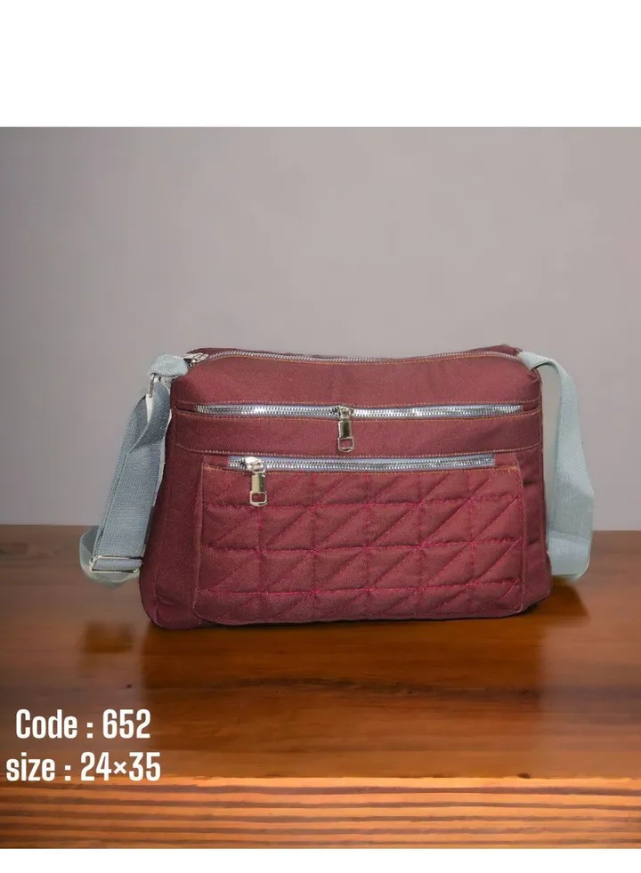 Girls Shoulder Bag Capitonid Design Big Size