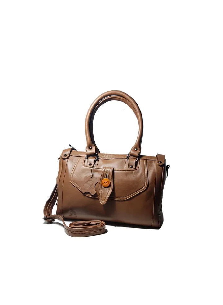 Classic Genuine Leather Handbag for women - Large Size