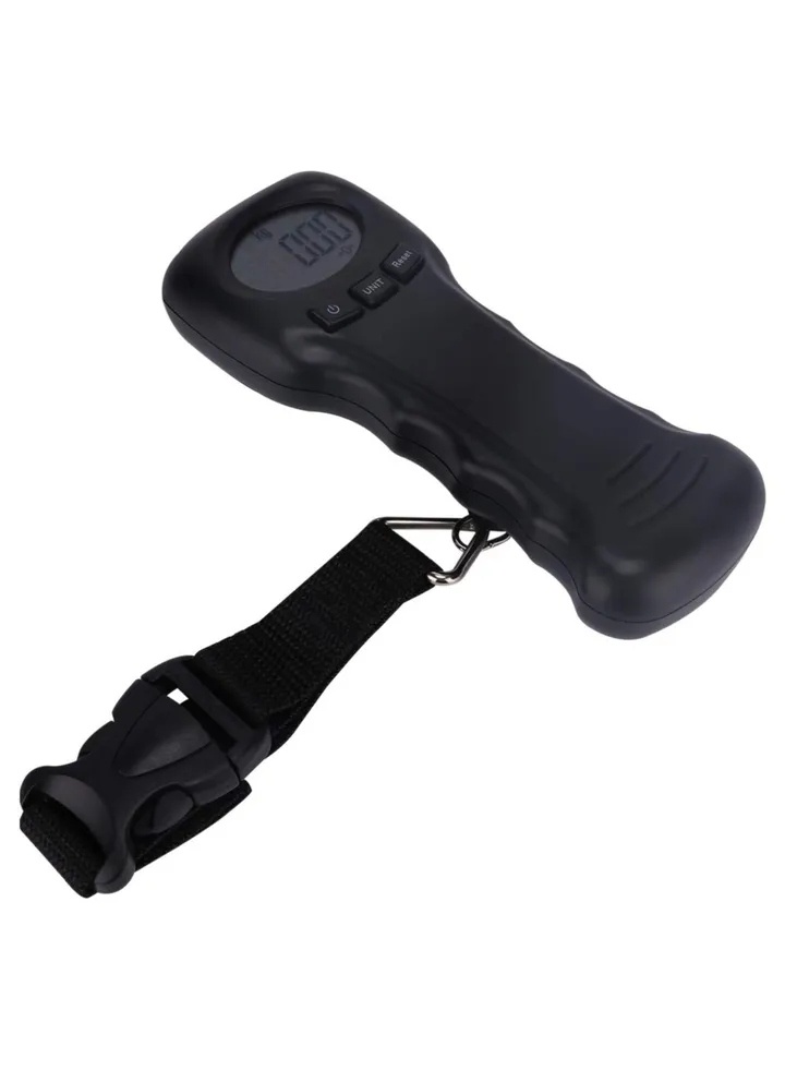 Portable Digital Luggage Scale, 50kg/110lb Mini Travel Scale for Luggage Bags with LCD Display, Auto Lock Reading After Weighing, for Travel Household Outdoor Weighing