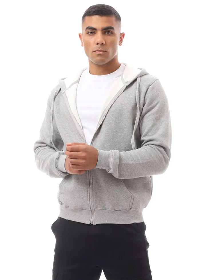 Heather Grey Long Sleeve Sweat Shirt