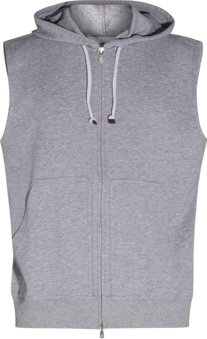 Brunello Cucinelli Zipped Hooded Gilet