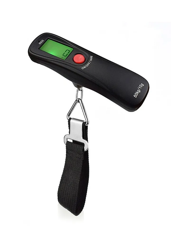 Portable Digital LCD Electronic Luggage Weighing Scale Hanging 50kg/10g Pocket Backlight Belt Luggage Weight Scale