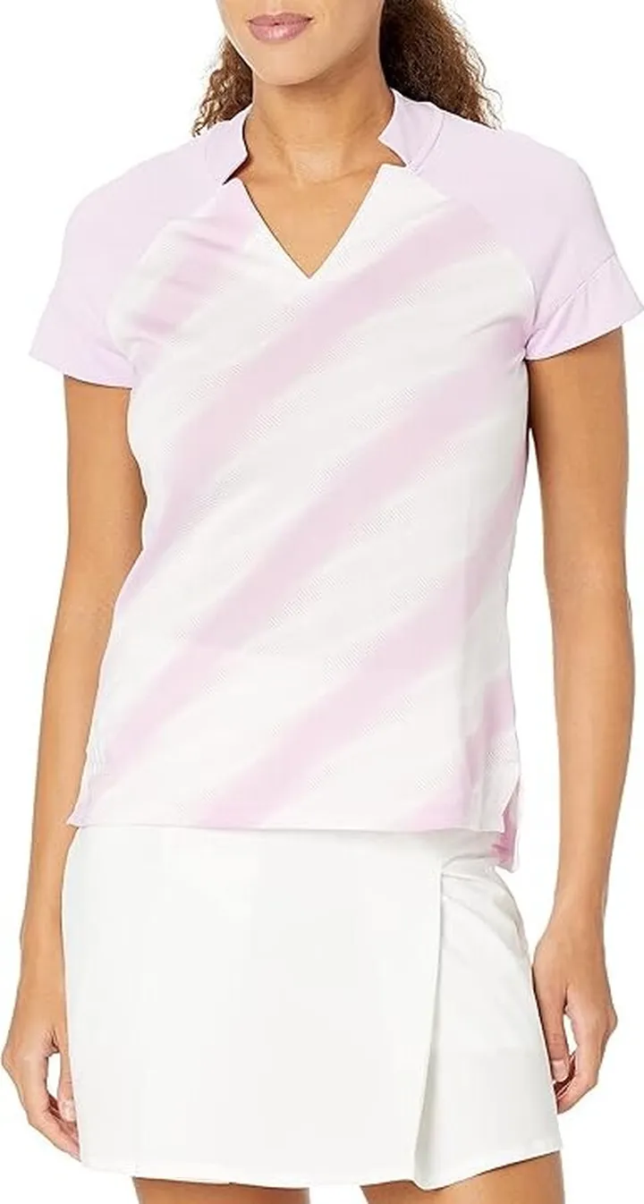 adidas Golf Heat.Rdy Polo (Bliss Lilac) Women's Clothing