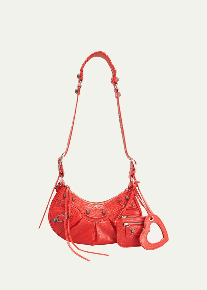 Cagole XS Studded Leather Shoulder Bag