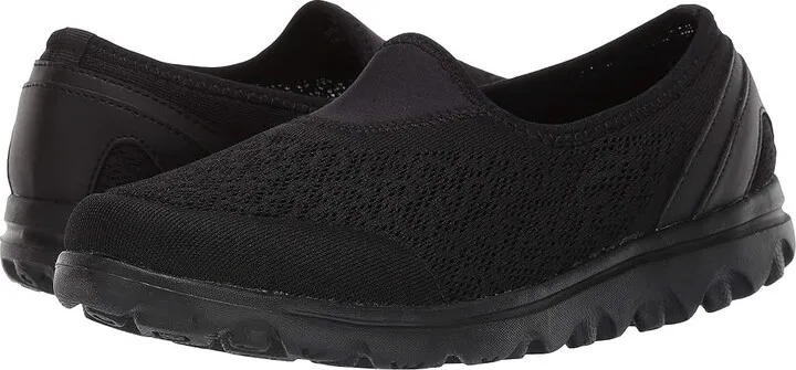 Propet TravelActiv Slip-On (All Black) Women's Slip on Shoes