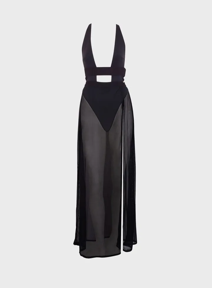 Mesh Detail Chemise