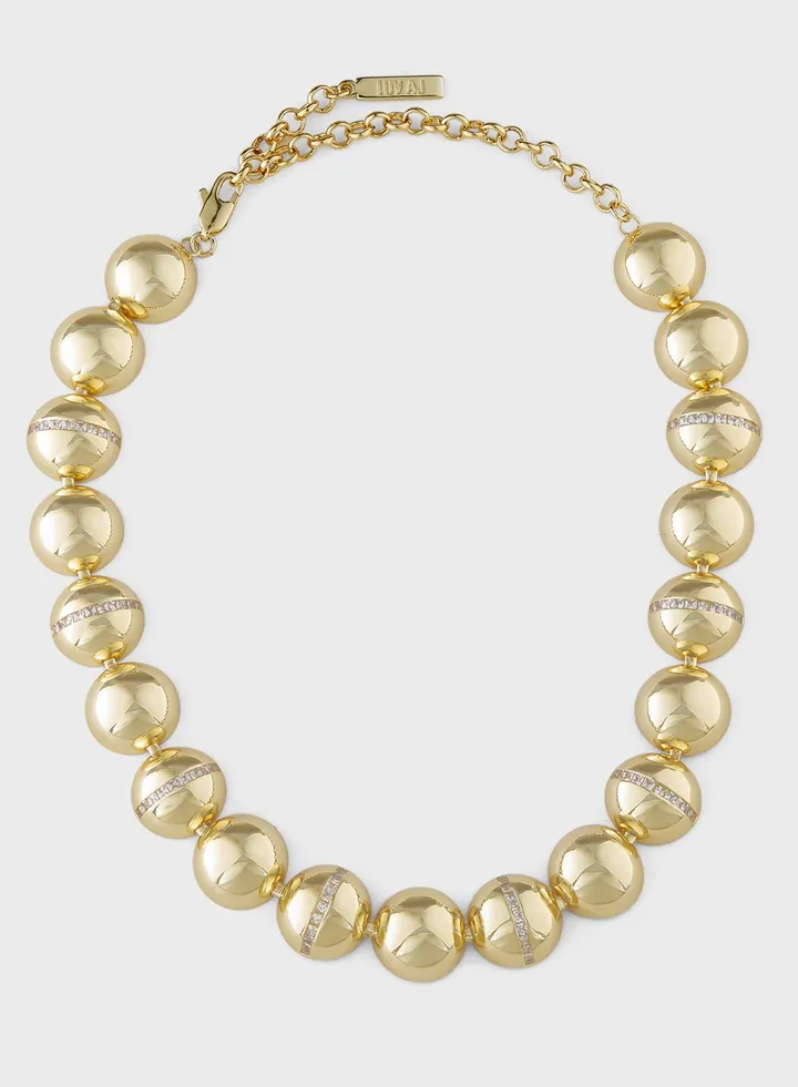 Oversized Ball Long Necklaces