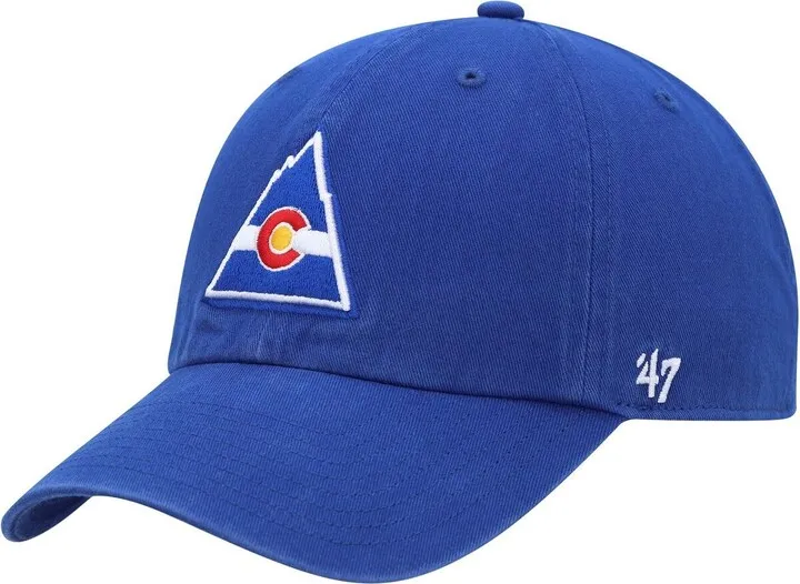 Women's '47 Brand Royal Colorado Rockies Clean Up Adjustable Hat