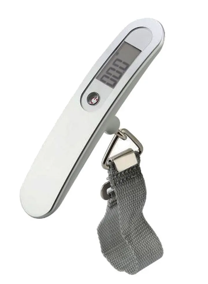 Portable Digital Electronic Hanging Scale White/Grey