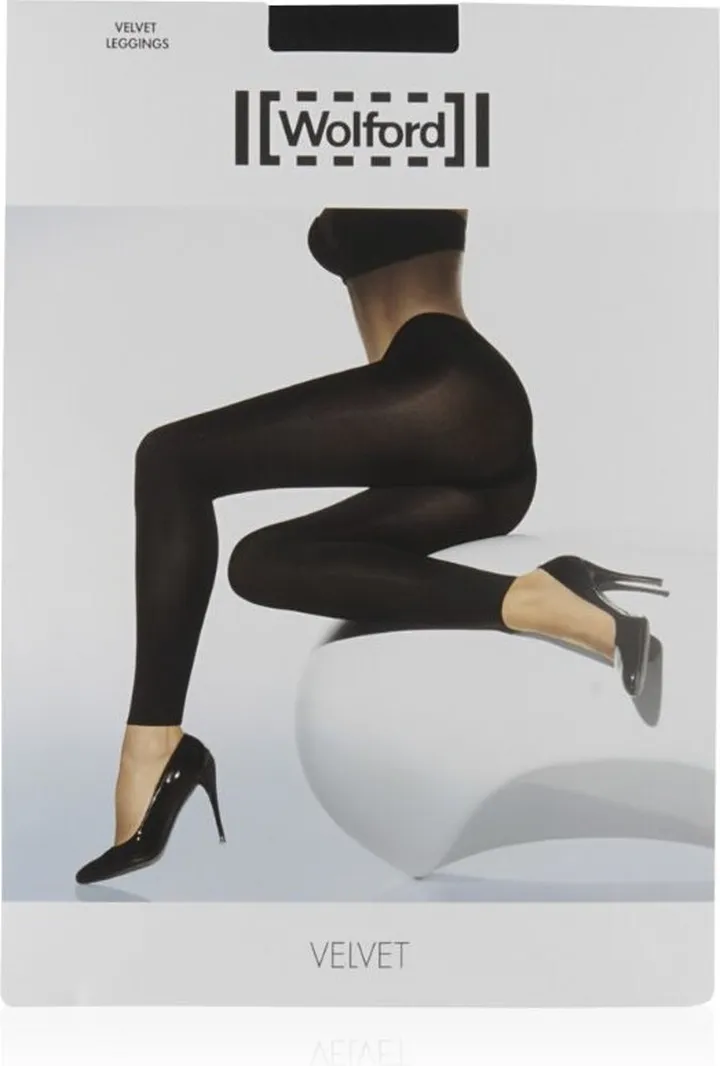 Wolford Black Velvet Leggings