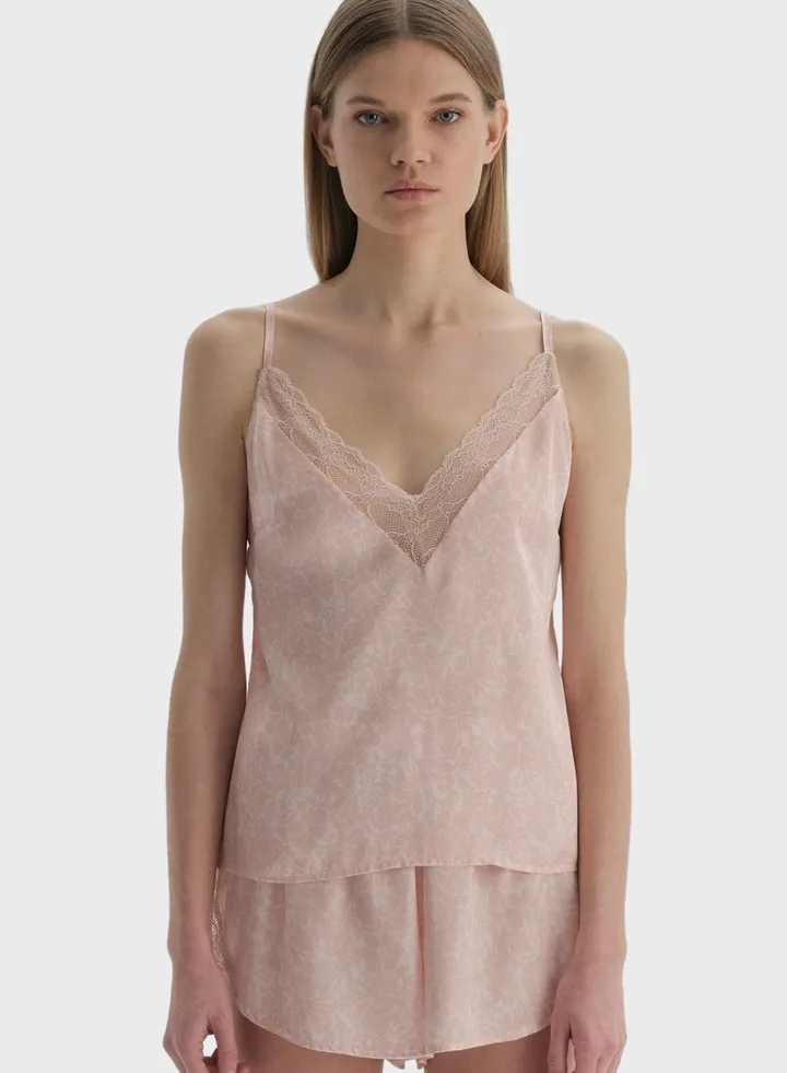 Lace Detail Cami Top