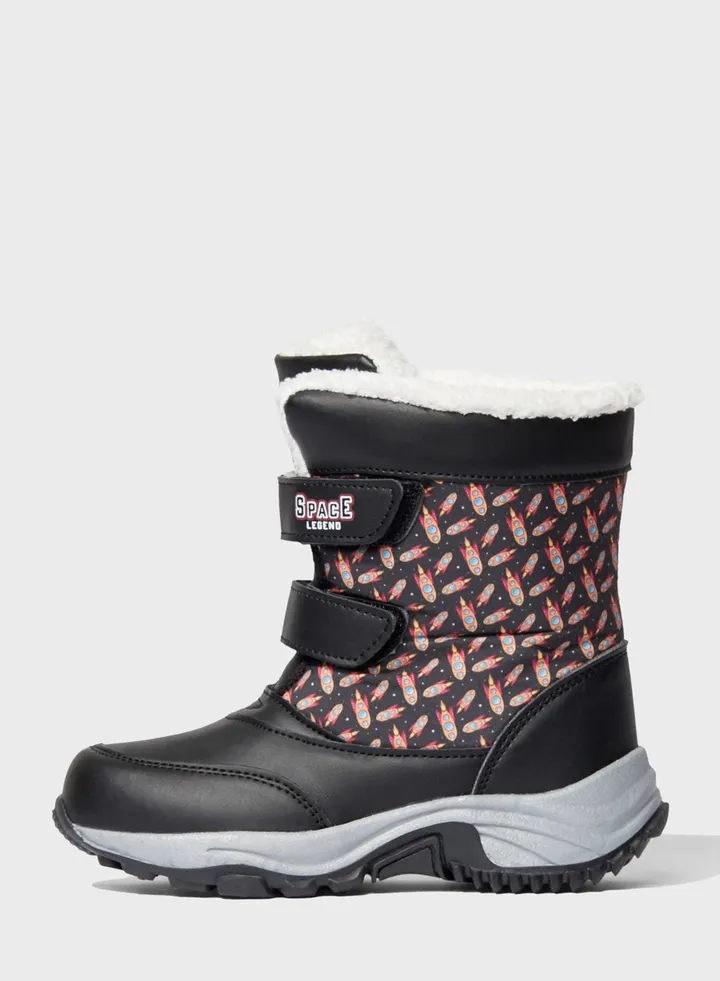 Kids Velcro Boots