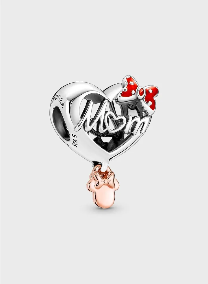Disney Minnie Mouse Mum Heart Charm