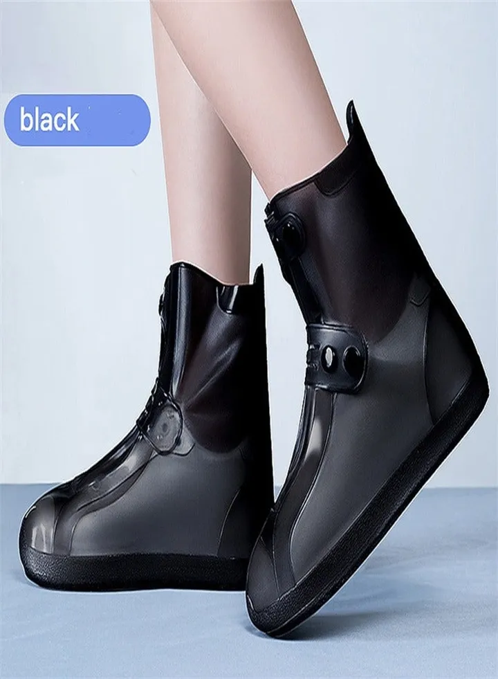 Children's Mid Tube Rain Boots Black