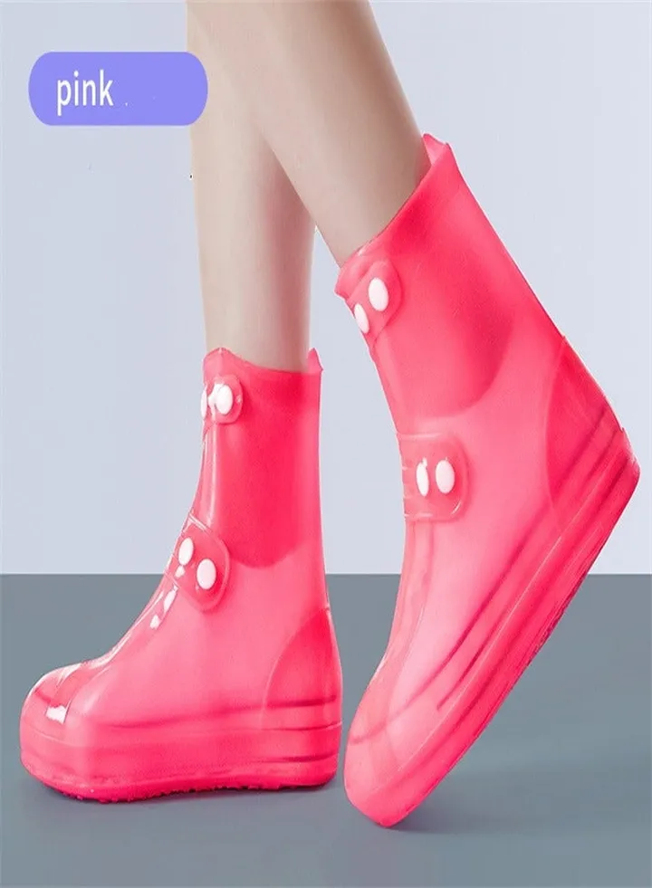 Children's Mid Tube Rain Boots Pink