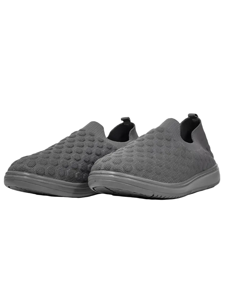 BEE-NEST Sport Sneakers - With Light PU-Sole - Grey