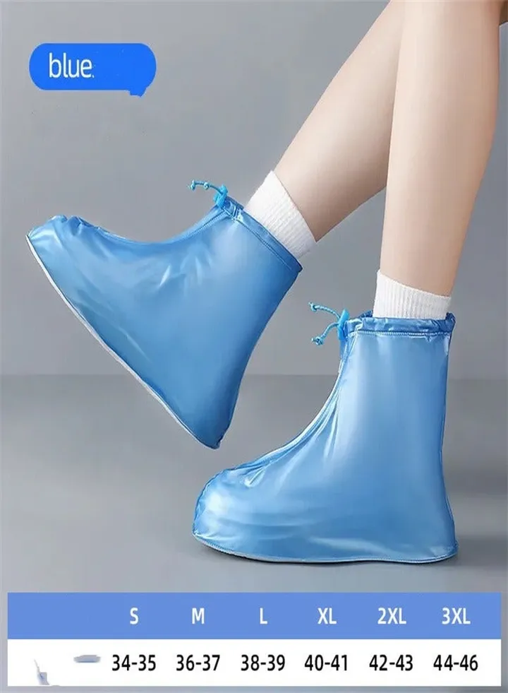 Children's Mid Tube Rain Boots Blue
