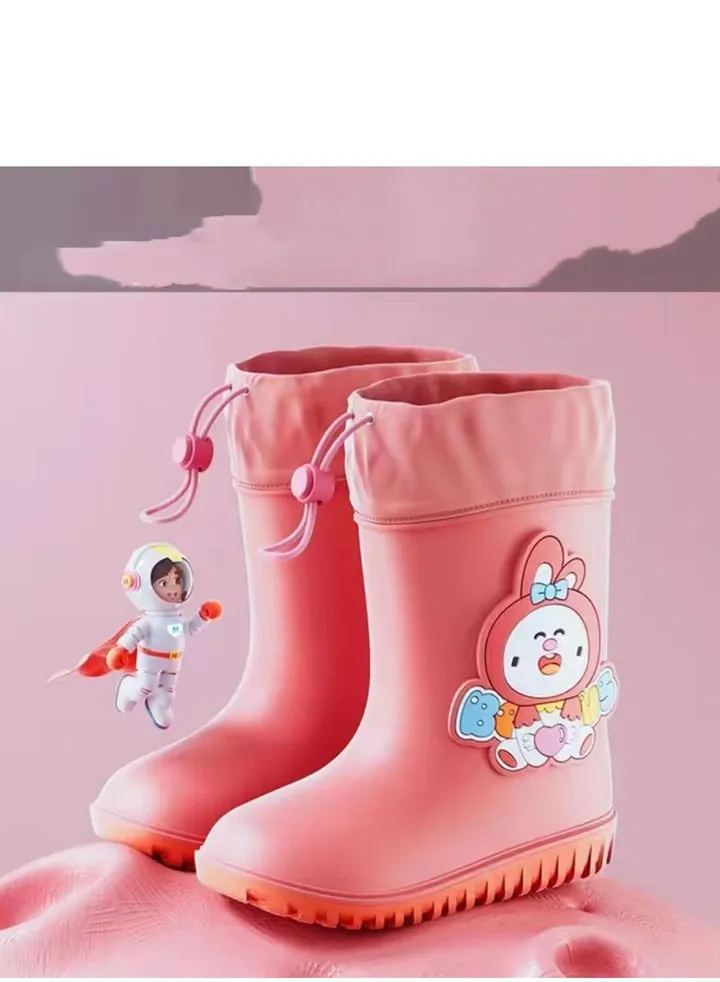 Children's Rain Boots Cartoon Anti-slip Light