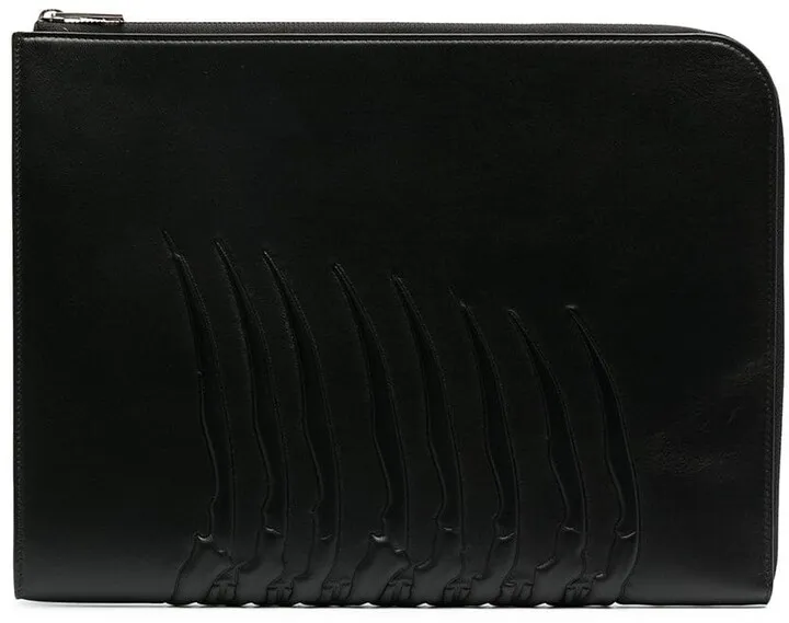 Oversized Leather Clutch Bag