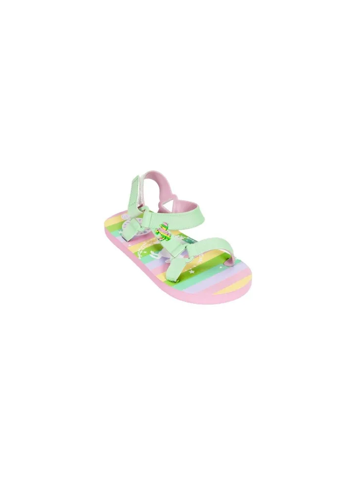 Raibow Unicorn Mint Girls Sling CUBS Sandal 28