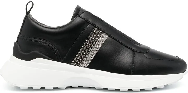 Bead-Embellished Low-Top Sneakers