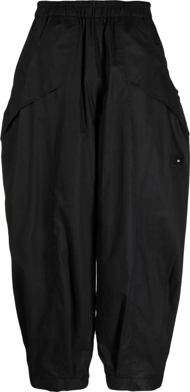 Cropped Wide-Leg Trousers