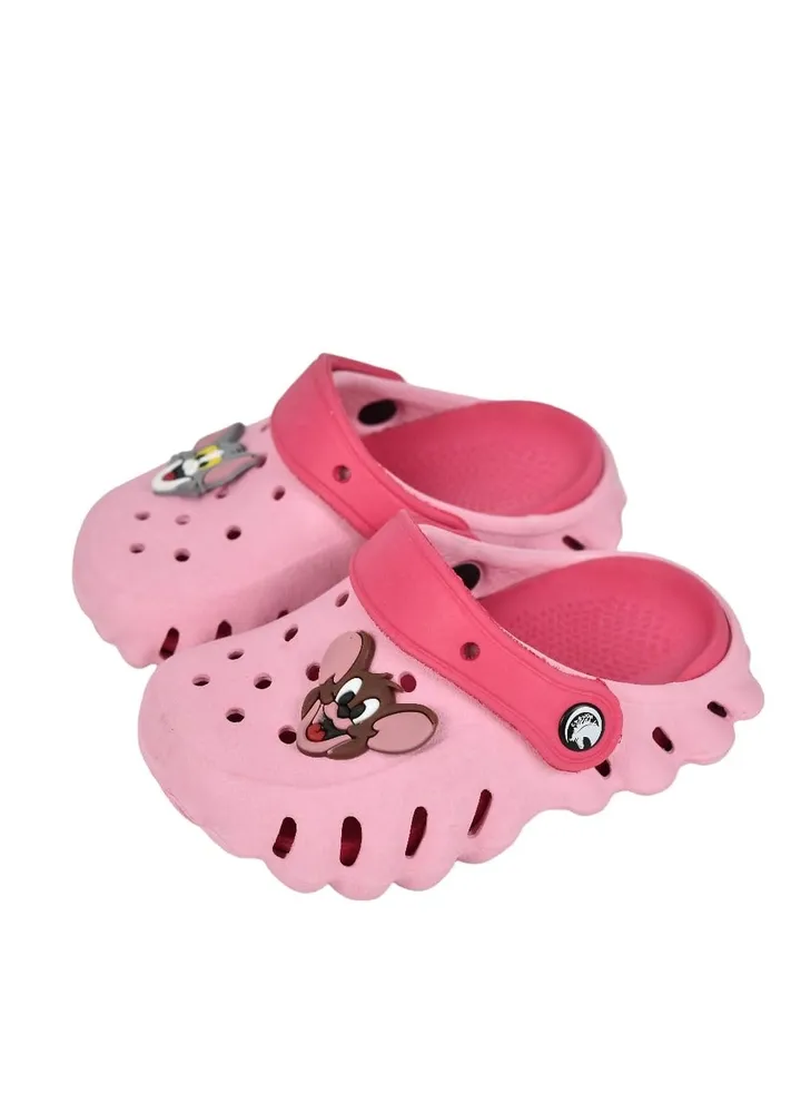 DainoPink Rubber Clogs For Girls, 2024
