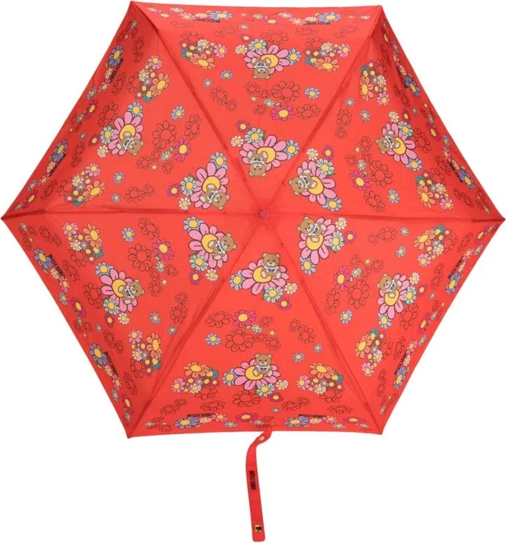 Floral-Print Umbrella