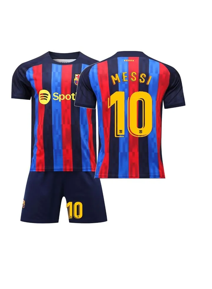 Barcelona Jersey No. 10 Messi Men's Football Jersey