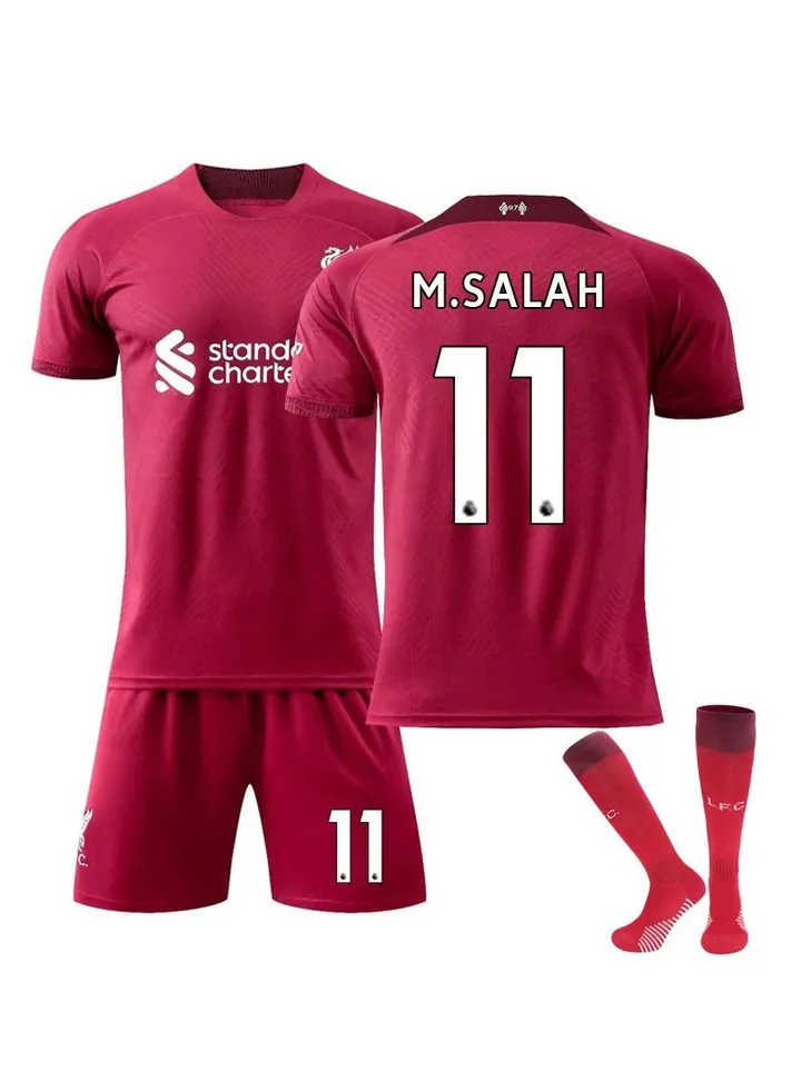 3-Pieces M.Salah Jersey No. 11 Host And Guest Men's Soccer Jersey