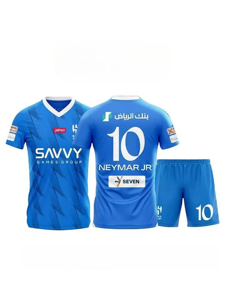 2 piece set of Riyadh Crescent Football Club No. 10 Crescent Home No. 10 Star New Football Jersey