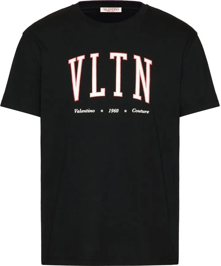 VLTN-print crew-neck T-shirt