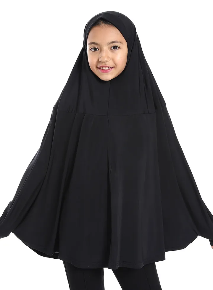 Plain Prayer Veil For Girls With Long Sleeves