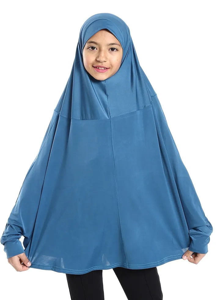Plain Prayer Veil For Girls With Long Sleeves