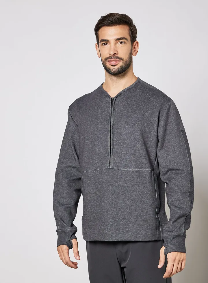Dri-FIT 1/2-Zip Training Crew Sweatshirt Black