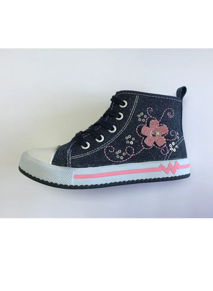 Flat Fashion Sneakers Comfort Easy Fitting Kids Shoes for Girl