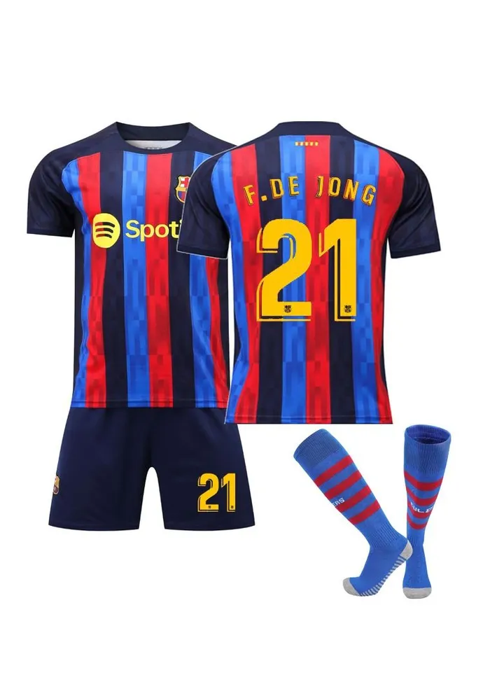 Barcelona jersey No. 21 Messi men's football jersey