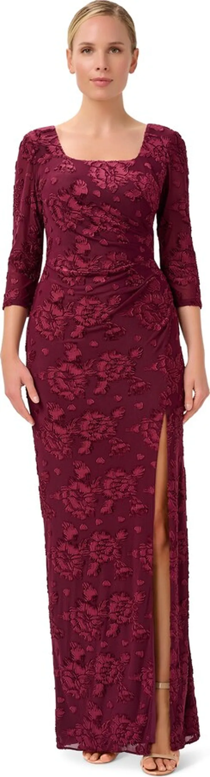 Burnout Velvet Gown